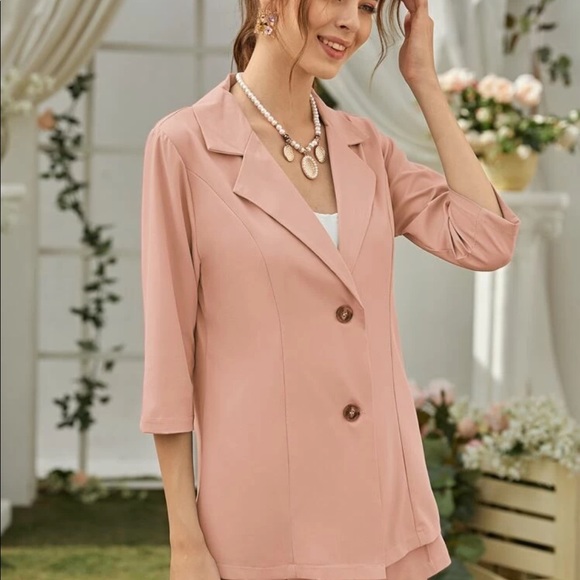 Pink Blazer & Short set - Picture 4 of 6